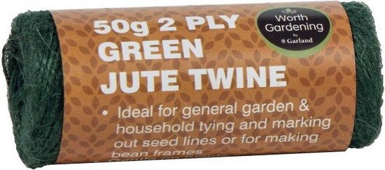 GARLAND 2 PLY GROEN JUTE TOUW 50 GRAM