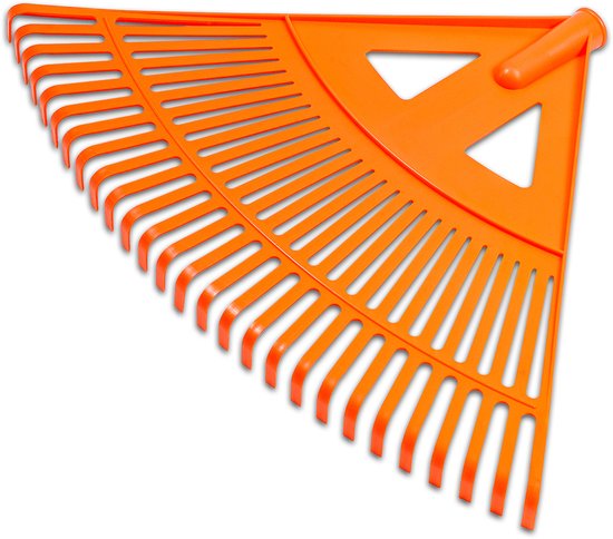 Garronda 580 x 405 mm 27 Tanden Gazonhark Bladhark Tuinhark Oranje GD-0259