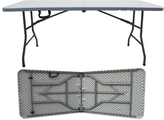 GartenKlaptafel - Campingtafel - Inklapbaar - 12KG - 94x77x7cm van Garten