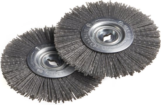 Gartenmeister Borstels, nylon, set van 2 voor 968744 2 in 1 joint turbo met opvangbakje van Merkloos	