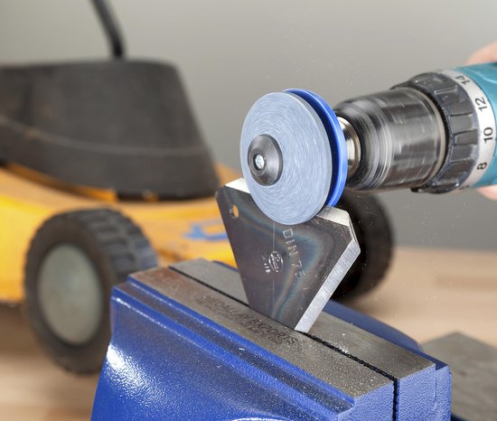 GartenMeister Slijper voor tuingereedschap met grasmaaierblad en messenslijper van Gartenmeister