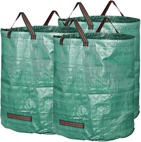 Gartensack - Faltbare 272L Abfallsäcke - Robuste Polypropylen Gewebe