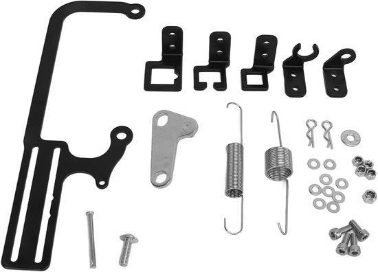 Gaskabelmontageset - EZ-EFI - 304147 Carburateur - Gaskabelmontagebeugel - 700R4 transmissies - automatische transmissie TV-kabels van Holley