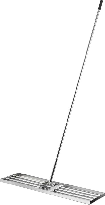 Gazon leveler nivelleringshark incl. steel grootte XL hark voor gelijkmatig trekken van gazon