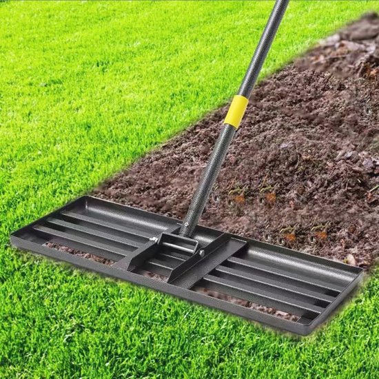 Gazon Nivelleer Hark met Verstelbaar Handvat voor Tuin en Golfbaan van Merkloos	