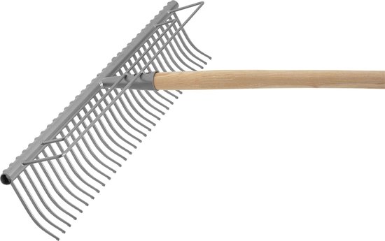 Gazonhark 60 cm - Extreem Robuuste Uitvoering met 32 Tanden, Voor Optimale Grasverzorging van Merkloos	