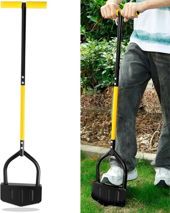 Gazonkantensnijder met T-Steel 106 cm voor Nauwkeurige Gazonranden van Merkloos	