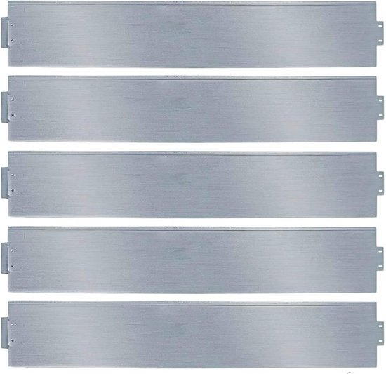 Gazonrand Metaal 30 Meter - Verzinkte Maairand voor Bloembedden en Tuinpaden - 18 cm Hoog van Merkloos	