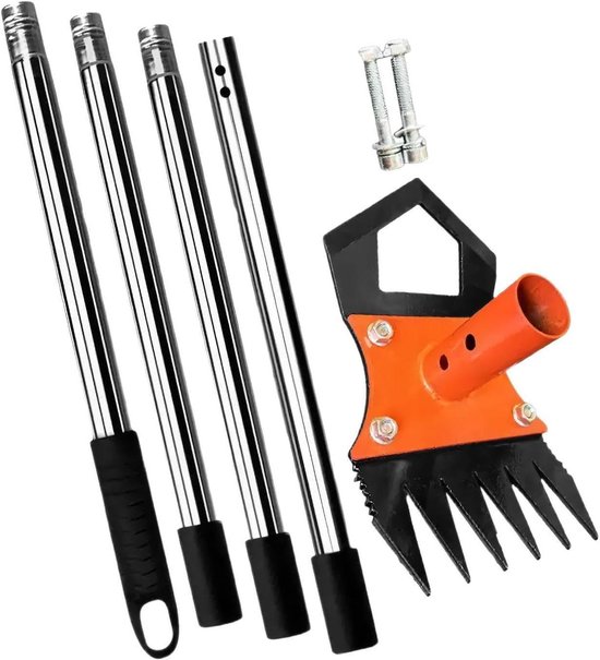 Gazonverwijderaar - Onkruid hark - Gazon onderhoud - Verstelbare steel - 155 cm - Niet gespecificeerd