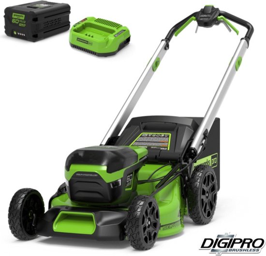 GD60LM46SPK4 Greenworks 60 Volt accu maaier van Greenworks