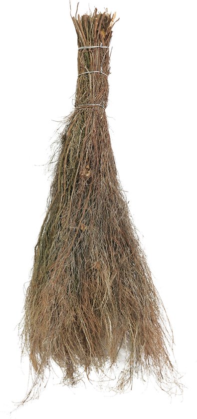 Gebonden takkenbezem - van natuurtakken - 100 x 7 cm van Talen Tools
