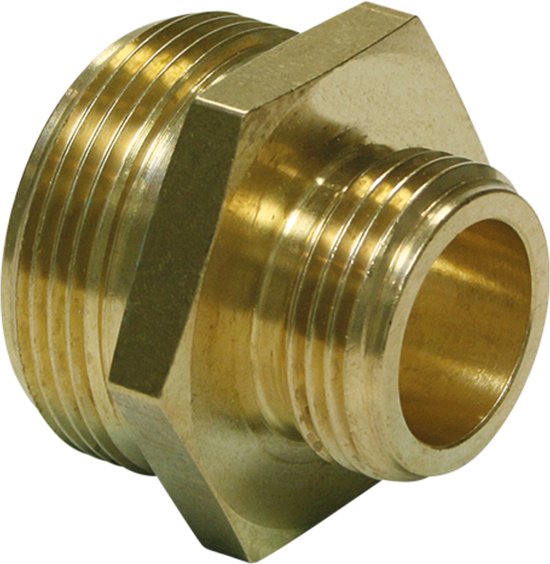 Geka Verloopnippel met zeskant en BSPP buitendraad - Maat: 1 x 1.1/4 van GEKA