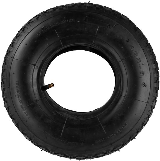 GEKO Banden met binnenband - 4.00-6 - 136 kg draagkracht - 2PR - Rubber van Geko