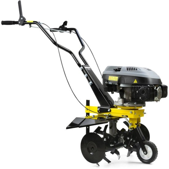 GEKO Benzine tuinfrees - 5.0 PK - 56 cm werkbreedte - 6 messen - handmatige start van Merkloos	