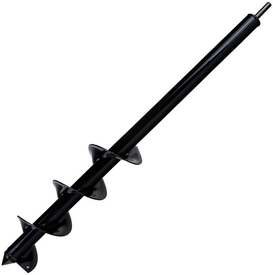 GEKO Boorgereedschap voor tuinieren - Staal - 8x60 cm - Zwarte afwerking van GEKO