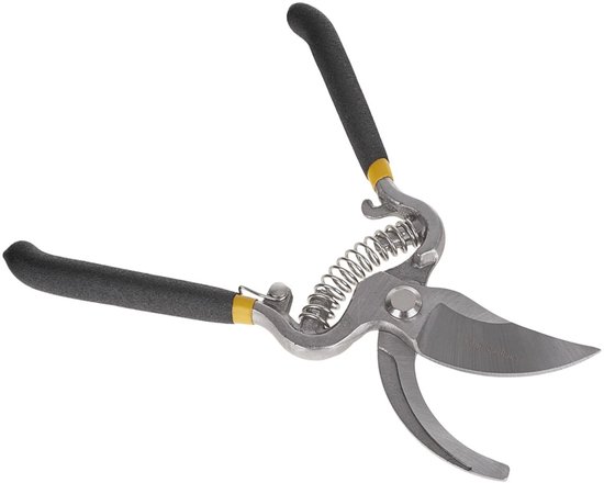 GEKO Bypass snoeischaar - HCS staal - Antislip handvat - 200 mm - Voor bloemen en takken van Merkloos	
