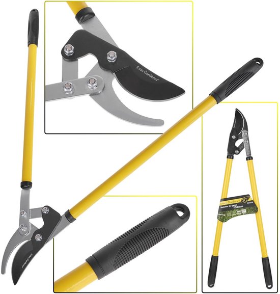 GEKO Bypass takkenschaar - Grote snijcapaciteit - Teflon gecoat - 730 mm - Ergonomische handgrepen van Geko