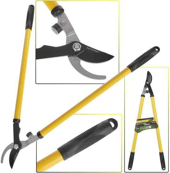 GEKO Bypass takkenschaar - Teflon gecoate HCS-stalen bladen - 700 mm - Ergonomische handgrepen van Geko