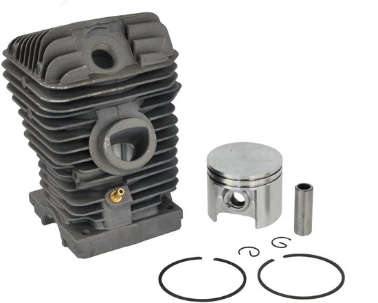 GEKO Cylinder en zuigerset - 44,7 mm - Inclusief pin en ringen - Voor kettingzaag van Merkloos	