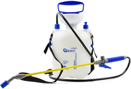 GEKO Drukspuit - 3L - Comfortabele draagriem - Veiligheidsventiel - Lichtgewicht van Geko