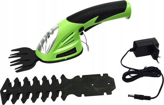 GEKO Elektrische Heggenschaar - Grastrimmer - Accu - 7.2V - 120mm van Geko