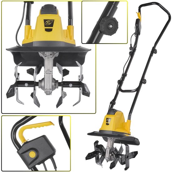 GEKO Elektrische tuinfrees - 32 cm werkbreedte - Ideaal voor kleigrond van Geko