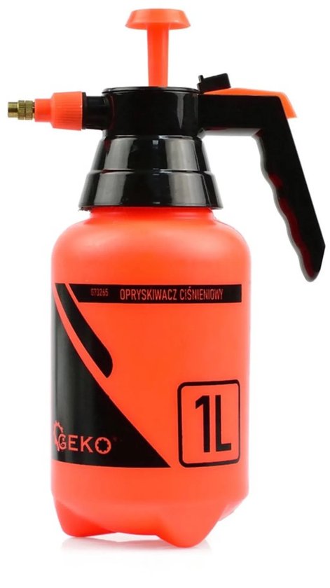 GEKO Handmatige drukspuit - 1 liter - Lichtgewicht en duurzaam