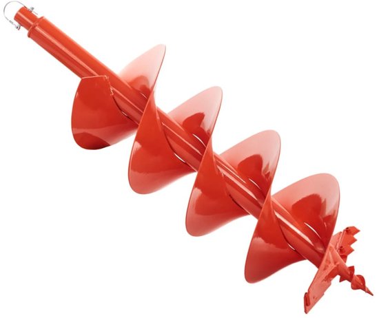 GEKO Professionele grondboor - 250mm diameter - 800mm lengte - Dubbelbladig ontwerp - Oranje van Geko