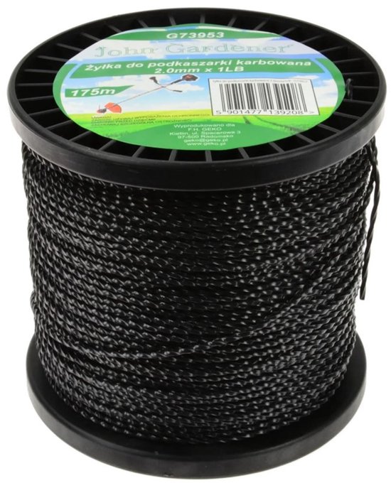 GEKO Trimmerlijn - Gedraaid - 2,0 mm - 175 m - Duurzaam kunststof van Geko