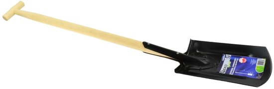 GEKO Tuinspade - Versterkt Stalen Blad - Houten D-Handvat - Ergonomisch - 120 cm van Geko