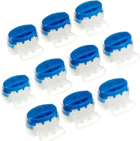 Gel connector - 10 stuks - kabelverbinder - Draadverbinders voor perimeterdraad - Universeel - I model 314 van VigorWise
