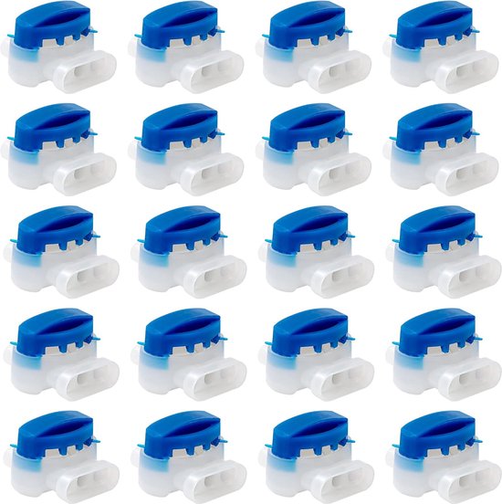 Gel connector - 20 stuks - kabelverbinder - Draadverbinders voor perimeterdraad - model 314 - Waterdichte kabelklem - voor robotmaaier / tuin / outdoor / auto van Merkloos	