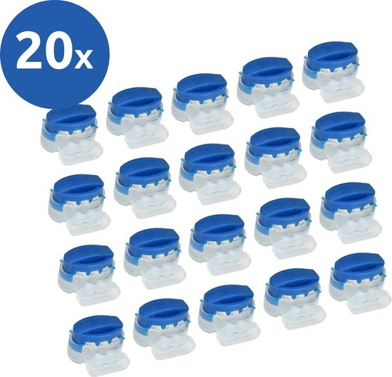 Gel connector - 20 stuks - kabelverbinder-voor Gardena Husqvarna en alle robot maaiers - begrenzingsdraad - draadverbinder voor robotmaaier van STARTONA
