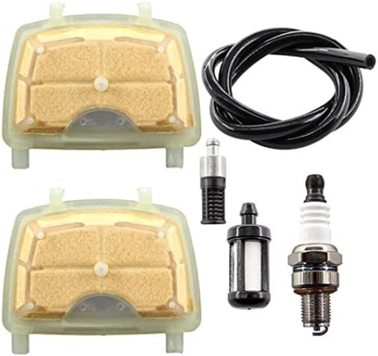 Geldt voor Luchtfilterset voor STIHL MS171 MS181 MS211 MS 171C MS181C MS211C kettingzaag Vervangt 1139 007 1800 1139 120 1602, met bougie Brandstoffilter Oliefilter van AfandaAliance