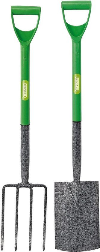 Gemakkelijk vinden tuin vork en spade set - koolstofstaal, tuingereedschap van Spear & Jackson