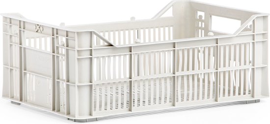 Gerecyclede fietskrat Urban Proof Helsinki 7 liter - lichtgrijs van Urban Proof