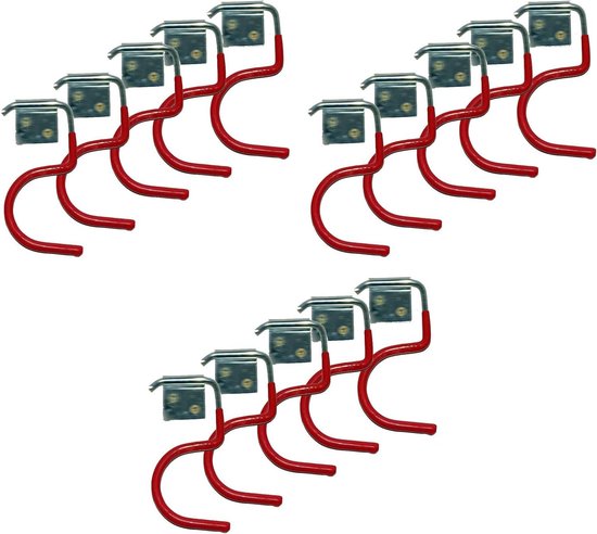 Gereedschapshouder haken - Tuingereedschapshouder - Bezems - Opbergen van apparaten - Steelhouder van Pucer.