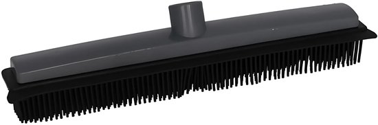 Gerimport Bezemkop - rubber - 31 cm - siliconen/rubber borstelharen - schoonmaken van Merkloos	