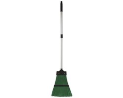 Gerimport Buitenbezem - uitschuifbare steel - 96-132 cm - harde borstel - straatbezem van Merkloos	