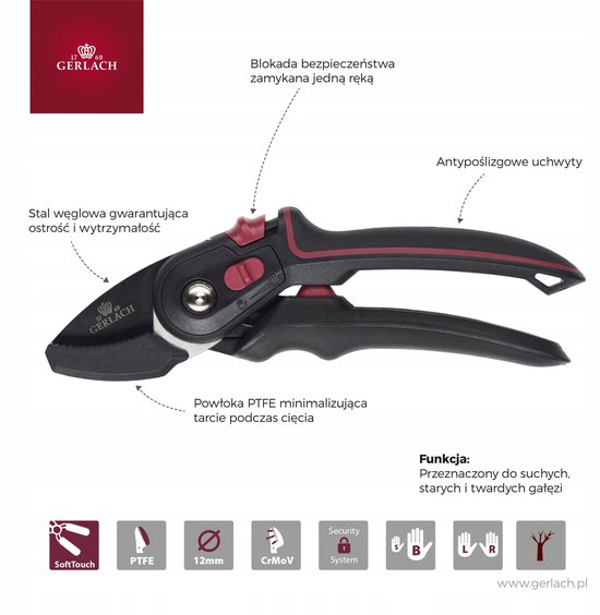Gerlach ASSIST Aambeeld Snoeischaar - Krachtig en Ergonomisch van Gerlach