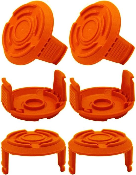 Geschikt Geschikt voor WORX WA6531 spoeldoppen - 6-pack van Merkloos	