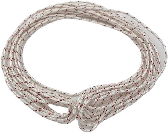 Geschikt voor 10m 3,5mm Diameter Startkabel voor Bosmaaier Grasmaaier Tuingereedschappen zoals Stihl Craftsman Husqvarna Dolmar Echo Mcculloch Homelite van Merkloos	