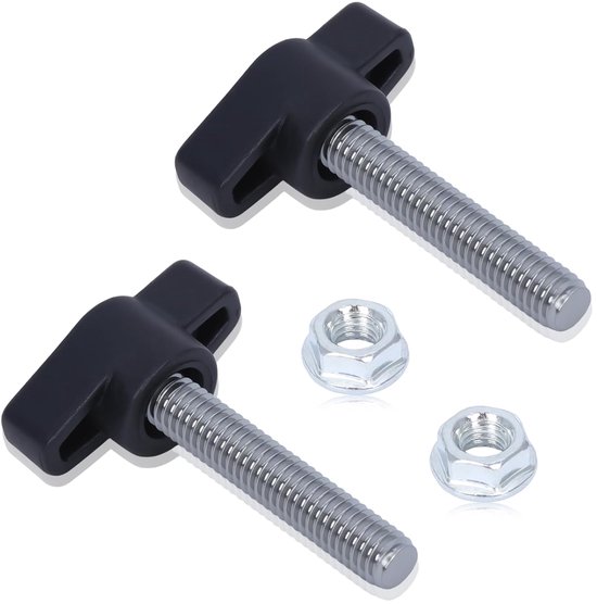 Geschikt voor 2 stuks T-bout 4140 790 7501 voor Stihl Kombi FS240C FS100R FS260C KM85 KM85R KM90 KM90R KM130 Bosmaaier met zaagbladmoeren Vervangt 4140 790 7501 4140 790 7500 van Merkloos	