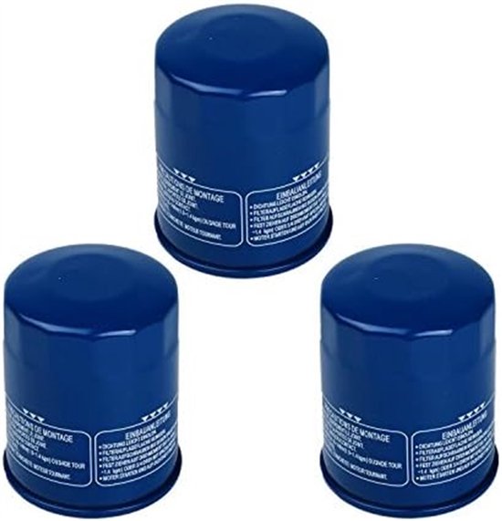 Geschikt voor 3-pack oliefilter compatibel met Honda GX610 GX620 GX630 GX660 GX670 GX690 Onderdeelnr. 15400-PLM-A02 van Merkloos	