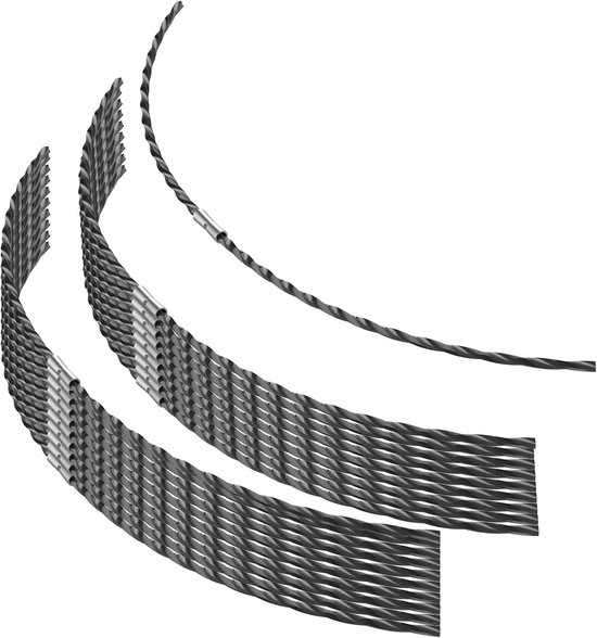 Geschikt voor 30 stuks Extra Resistant Snierdraad, voor Snierdraad Bosch F016800431 Snierdraad voor AFS 23-37 Snierdraad voor Snierdraad Brushcutter Lines(37 cm × 3,5 mm) van Merkloos	