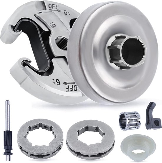 Geschikt voor .325 Koppelingstrommel tandwiel oliepomp smeerset voor Husqvarna 340 345 346 350 351 kettingzaagonderdelen van MagiDeal