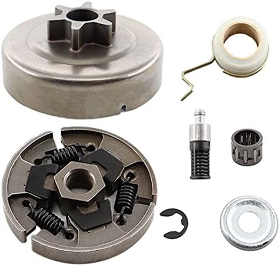 Geschikt voor 3/8' 6 tanden koppeling trommel met koppeling montage kit voor Stihl MS171 MS181 MS211 MS171C MS181C MS211C kettingzaag Vervangt 1139 160 2000 van Merkloos	
