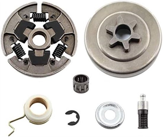 Geschikt voor 3/8 6T koppelingsbel en koppeling voor Stihl 017 018 021 023 025 MS170 MS180 MS210 MS230 MS250 kettingzaag met naaldlagers Vervangt 1123 640 2003 van Merkloos	