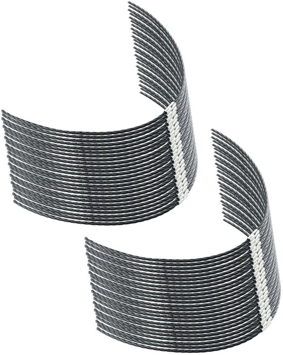Geschikt voor 40 stuks Extra Resistant Snierdraad, voor Snierdraad Bosch F016800431 Snierdraad voor AFS 23-37 Snierdraad voor Snierdraad Brushcutter Lines(37 cm × 3,5 mm) van Merkloos	