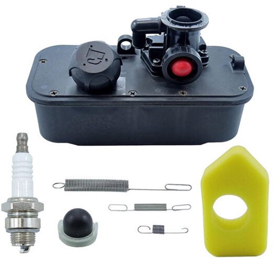 Geschikt voor 494406 Brandstoftank met carburateur 795477 Vervangt 498809, 498809A, 498811, 494407, 494775, 497619, 699660, 794147, 794161, 795469 van Briggs & Stratton